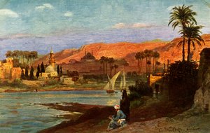 Una tarde en Giza, c1918-c1939 de Unbekannt