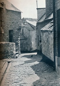Una parte antigua de St Ives, Cornwall, programada como área de limpieza de barrios bajos, 1935 de Unbekannt
