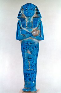 Figurilla funeraria del Antiguo Egipto, siglo XIII-XII a.C.