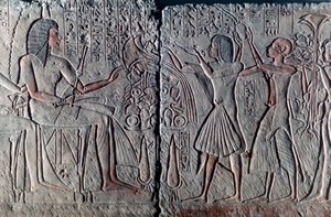 Relieve del Antiguo Egipto, c1300 a.C. de Unbekannt