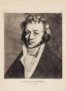 Andre-Marie Ampere, físico y matemático francés, c 1820 de Unbekannt
