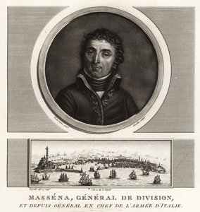 André Masséna, Duque de Rivoli, General de División, General en Jefe del Ejército de Italia de Unbekannt