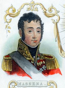 André Masséna, soldado francés, c1830