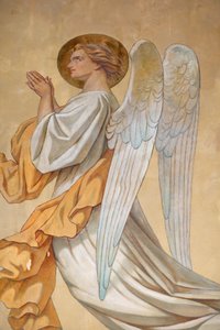 Ángel. Iglesia de Saint-Didier, Voreppe, Francia