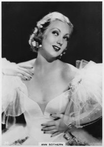 Ann Sothern, actriz estadounidense de cine y televisión, c. 1938