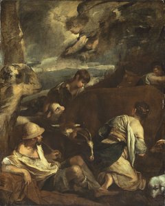 Anunciación a los Pastores, c. 1710 de Unbekannt