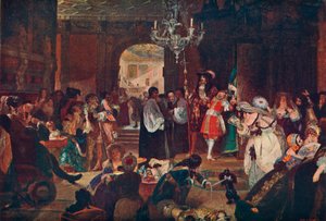 Antecámara en Whitehall durante los últimos momentos de Carlos II, 1685, 1905 de Unbekannt