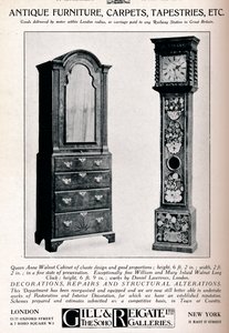 Muebles antiguos, alfombras, tapices, 1921 de Unbekannt