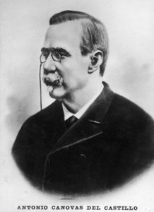 Antonio Cánovas del Castillo, Primer Ministro español, c.1910 de Unbekannt