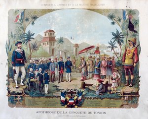 Apoteosis de la conquista de Tonkín, ca 1885