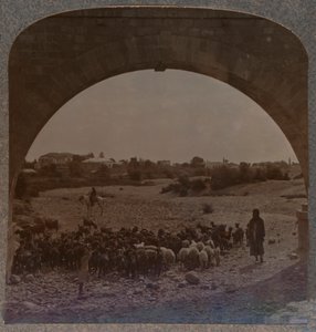 Acueducto mostrando Jericó a través del arco, c1900 de Unbekannt