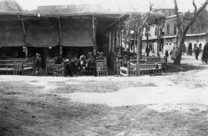 Cafetería árabe, Bagdad, Mesopotamia, Primera Guerra Mundial, 1918 de Unbekannt