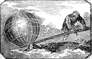 Arquimedes c287-212 a.C., matemático e inventor griego antiguo, 1824 de Unbekannt