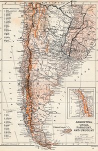 Argentina, Chile, Paraguay y Uruguay de Unbekannt
