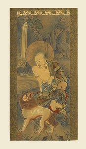 Arhat, japonés, período Kamakura tardío, siglo XIV, 1886
