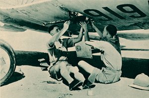 Sección de armamento en trabajo, 1940 de Unbekannt