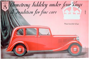 Anuncio de Armstrong Siddeley Motors, 1937 de Unbekannt