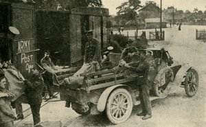 Oficina de correos del ejército, Primera Guerra Mundial, c. 1915-1920