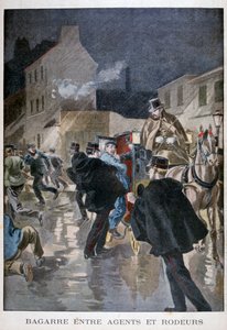 Arrestado por la policía, París, 1900