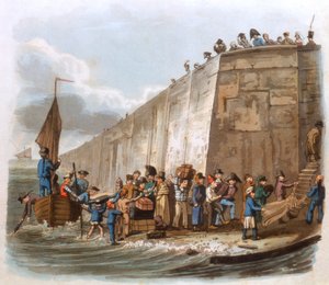 Llegada a Calais, 1816 de Unbekannt