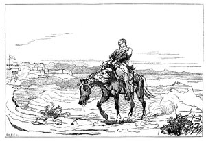 Llegada del Dr. Brydon a Jalalabad, 13 de enero de 1842, 1900 de Unbekannt