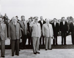 Llegada de la delegación soviética a Belgrado, Yugoslavia, 26 de mayo de 1955 de Unbekannt