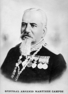Arsenio Martínez Campos, nacido en 1821, c. 1910 de Unbekannt