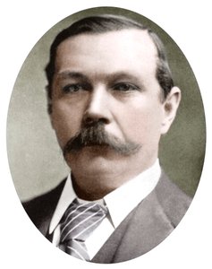 Arthur Conan Doyle, escritor escocés, c1900 de Unbekannt