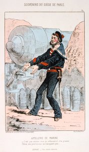 Artillería de Marina, Sitio de París, Guerra Franco-Prusiana, 1870-1871 de Unbekannt