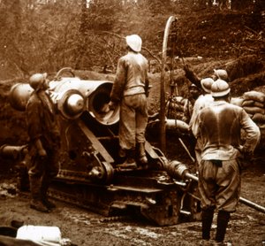 Artillería, Bois du Chatelet, Francia, c1914-c1918 de Unbekannt