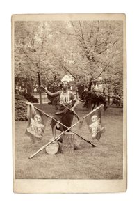 Grupo Ashanti, Alemania 1890s (foto en blanco y negro)