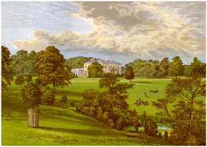 Ashcombe Park, Staffordshire, hogar de la familia Sneyd, c1880 de Unbekannt