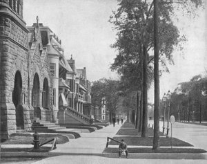 Avenida Ashland, Chicago, Illinois, EE.UU., c1900 de Unbekannt