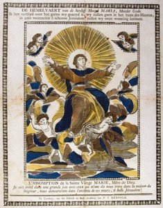Asunción de la Virgen María, siglo XIX de Unbekannt