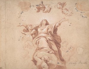 Asunción de la Virgen después de Carlo Maratta, siglo XVII