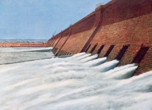 Presa de Asuán, Egipto, siglo XX de Unbekannt