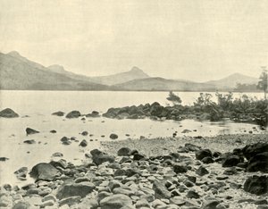 En el lago St. Clair, 1901 de Unbekannt