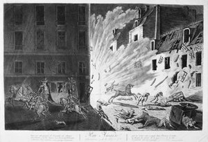 Intento de asesinato de Napoleón, 24 de diciembre de 1800 de Unbekannt
