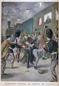 Intento de ataque a Eduardo, Príncipe de Gales en Bruselas, 1900 de Unbekannt