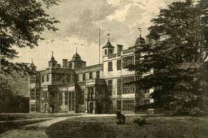 Audley End, frente occidental, 1898 de Unbekannt