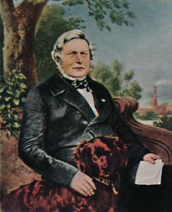 August Borsig 1804-1854. - Pintura de Krüger, 1934 de Unbekannt