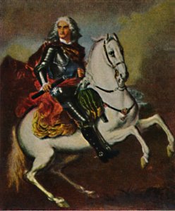 August der Starke 1670-1733. - Pintura de Silvestre, 1934