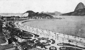 Avenida Beira-Mar, Botafogo, Río de Janeiro, principios del siglo XX de Unbekannt