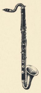 Clarinete bajo en si bemol, 1895