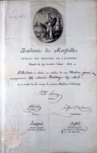 Diploma de Babbage de la Academia de Marsella de Unbekannt