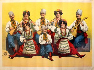 Banda de balalaika, 1900s