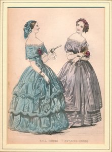 Vestido de baile y vestido de noche, siglo XIX de Unbekannt