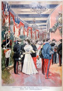 Baile celebrando un siglo de la escuela politécnica, Trocadero, París, 1894 de Unbekannt