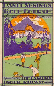 Campo de golf de Banff Springs, tarjeta de puntuación, c1925 de Unbekannt