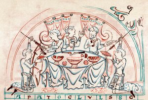 Banquete, siglo XI de Unbekannt